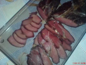 Wildschwein aus dem Tannenholzrauch - Rezept