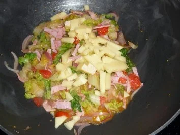 Romanasalat gebraten.... - Rezept - Bild Nr. 3