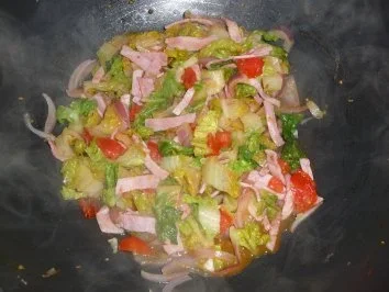 Romanasalat gebraten.... - Rezept - Bild Nr. 4