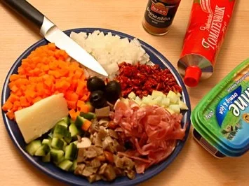 Schinken-Käse-Soße mit Pasta - Rezept - Bild Nr. 2