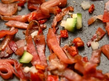 Schinken-Käse-Soße mit Pasta - Rezept - Bild Nr. 4