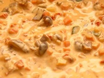 Schinken-Käse-Soße mit Pasta - Rezept - Bild Nr. 3