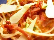 Rezept: Schinken-Käse-Soße mit Pasta Schinken-Käse-Soße mit Pasta - Rezept