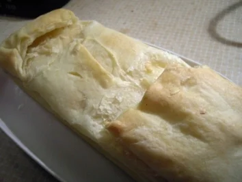 Mehlspeisen: Topfenstrudel Blitzrezept - Rezept
