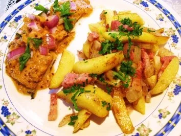Bratkartoffeln aus rohen Kartoffeln ... - Rezept