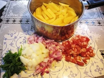 Bratkartoffeln aus rohen Kartoffeln ... - Rezept - Bild Nr. 2