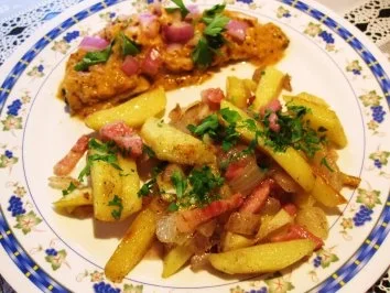 Bratkartoffeln aus rohen Kartoffeln ... - Rezept - Bild Nr. 7