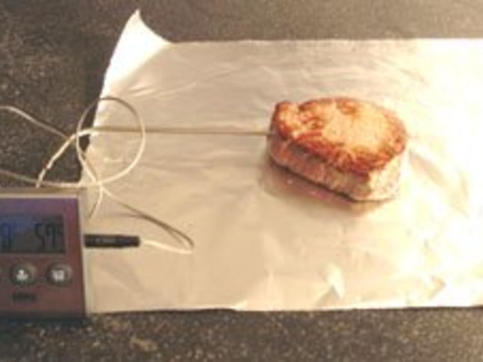 Rinderfiletsteak medium mit Bratkartoffeln - einfach - 483 kcal/100g