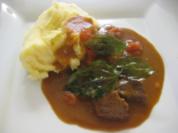 Rindsragout an Balsamico Sauce mit Kartoffelstock - Rezept