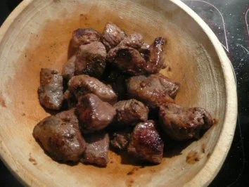 Rezept: WILD /HIRSCHGULASCH mit Pfifferlingen Bild Nr. 5 WILD /HIRSCHGULASCH mit Pfifferlingen - Rezept - Bild Nr. 5