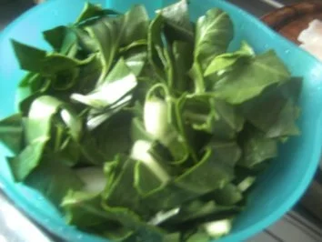 (  Fisch )  Steinbuttfilet  auf  Mangoldgemüse und - Rezept - Bild Nr. 3