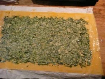 Rezept: NUDELN /Nudelroulade Spinat Ricotta Bild Nr. 2 NUDELN /Nudelroulade Spinat Ricotta - Rezept - Bild Nr. 2