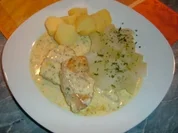 Geflügel.....Puten - Minutensteaks in Currysoße - Rezept