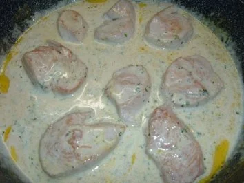 Geflügel.....Puten - Minutensteaks in Currysoße - Rezept - Bild Nr. 3