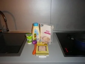 Hähnchen - Reissalat mit Ei - Rezept - Bild Nr. 3