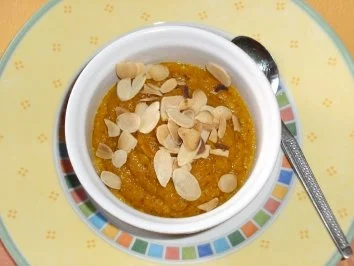 Rezept: Kürbis-Mandel-Creme Kürbis-Mandel-Creme - Rezept