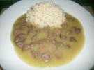 Teufelchens Hähnchenherzen in einer feinen Estragonsoße... - Rezept