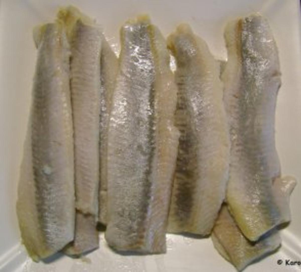 Fisch: Matjes Dill Töpfchen mit roten Zwiebeln - Rezept - Bild Nr. 5