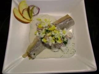 Fisch: Matjes Dill Töpfchen mit roten Zwiebeln - Rezept - Bild Nr. 6