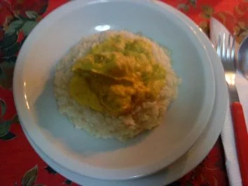 Rezept: Zwergi's Kabeljau - Apfel - Curry - Reis Zwergi's Kabeljau - Apfel - Curry - Reis - Rezept