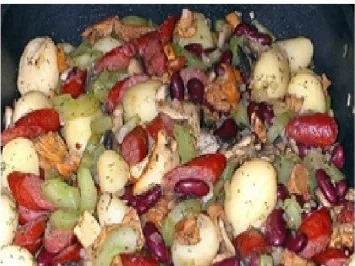 Schmorgurken Pilz Pfanne - Rezept