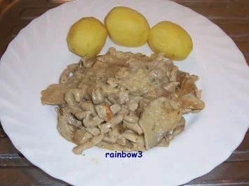 Kochen: Schweine-Geschnetzeltes mit Steinpilzen - Rezept