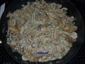 Kochen: Schweine-Geschnetzeltes mit Steinpilzen - Rezept - Bild Nr. 4