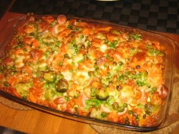 Bunter Gemüse - Nudelauflauf - Konfetti - Rezept - Bild Nr. 6