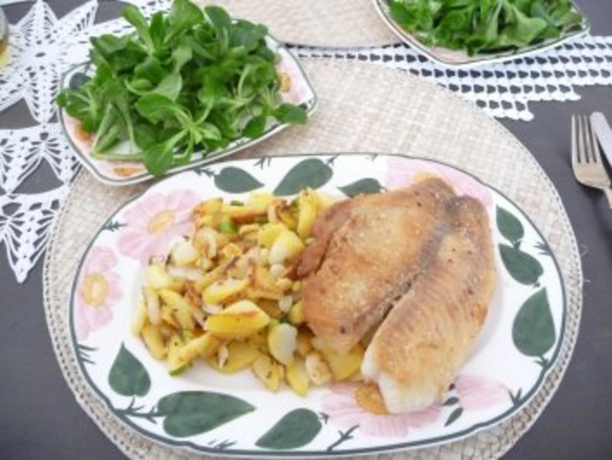 Fisch : Tilapia mit Bratkartoffeln - Rezept - Bild Nr. 2