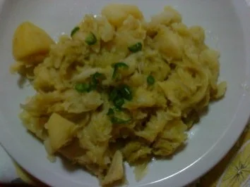 Rezept: Zwergi's Kabeljaufilet an Wirsing - Kartoffel - Gemuese Bild Nr. 6 Zwergi's Kabeljaufilet an Wirsing - Kartoffel - Gemuese - Rezept - Bild Nr. 6