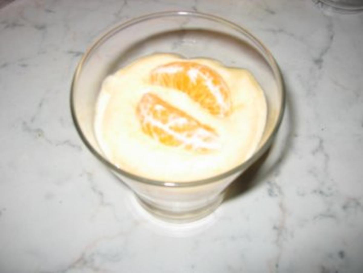 Kalte Mandarinencreme - Rezept