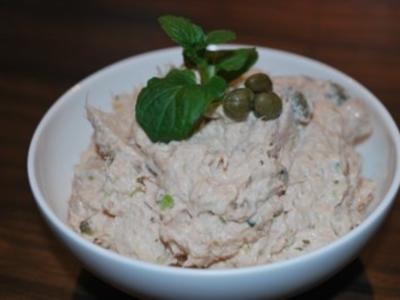 Rezept: Thunfisch-Creme mit Minze Thunfisch-Creme mit Minze - Rezept