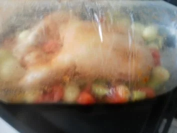 Rezept: Entenbraten mit Zwiebeln im Bratschlauch Bild Nr. 3 Entenbraten mit Zwiebeln im Bratschlauch - Rezept - Bild Nr. 3