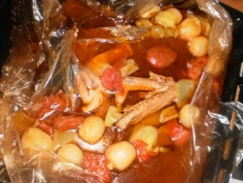 Rezept: Entenbraten mit Zwiebeln im Bratschlauch Bild Nr. 6 Entenbraten mit Zwiebeln im Bratschlauch - Rezept - Bild Nr. 6