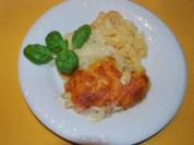 Gratiniertes Zwiebel-Sahne-Hähnchen - Rezept
