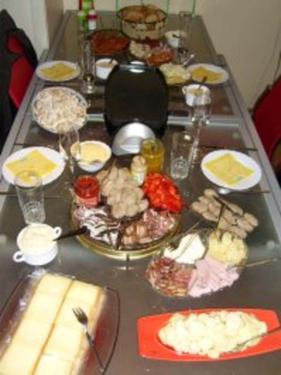 Bilder für Raclette wie wir es gemacht haben- mit Bild - Rezept