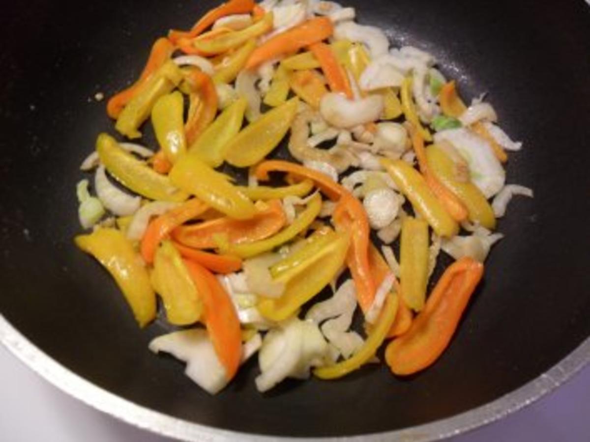 Zicklein Kotlett mit Bärlauchpolenta und Paprika Zucchini Fenchel ...