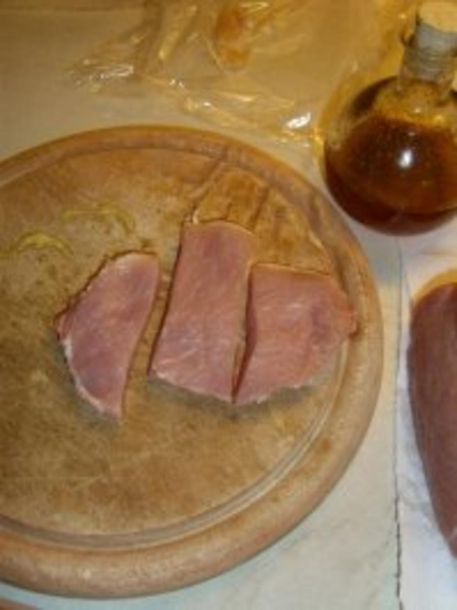 Marinierte Schweinelachsbratenstreifen - Rezept - Bild Nr. 4