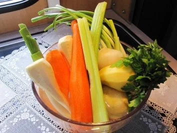 Rezept: Schweine-Zunge mit viel Gemüse und Reis Bild Nr. 3 Schweine-Zunge mit viel Gemüse und Reis - Rezept - Bild Nr. 3