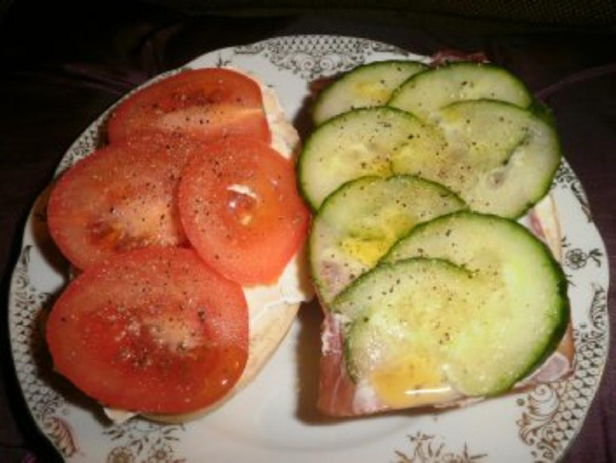 Brotzeit/Snack "Genießer Brötchen" - Rezept