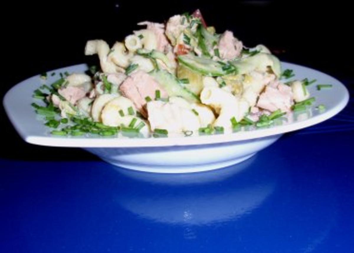 Nudelsalat mit Thunfisch und grünem Spargel - Rezept By Rosalinde111