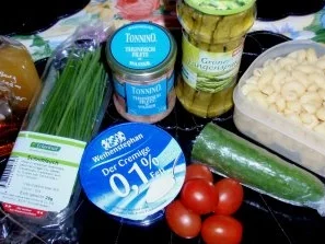 Nudelsalat mit Thunfisch und grünem Spargel - Rezept - Bild Nr. 2