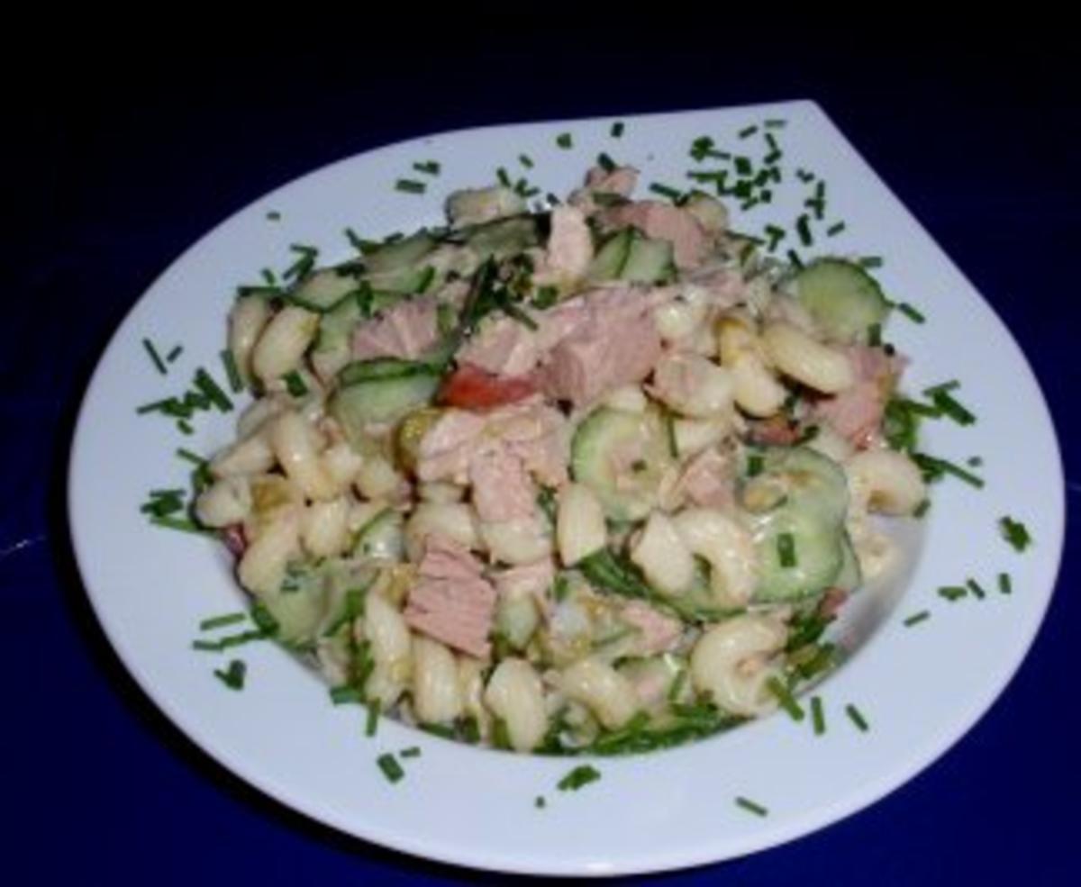 Nudelsalat mit Thunfisch und grünem Spargel - Rezept - Bild Nr. 6