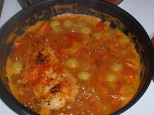 Hähnchenbrustfilet mit einer fruchtigen Soße und Kresse-Nudeln - Rezept - Bild Nr. 5