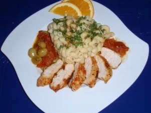 Hähnchenbrustfilet mit einer fruchtigen Soße und Kresse-Nudeln - Rezept - Bild Nr. 8
