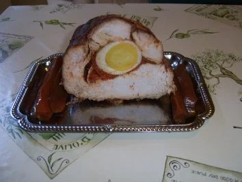Putenrollbraten mit Ei-Gemüsefülle - Rezept - Bild Nr. 2