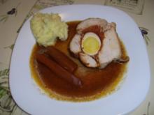 Putenrollbraten mit Ei-Gemüsefülle - Rezept