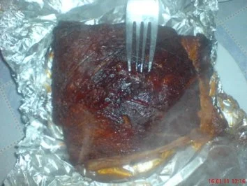 Gefüllter Gemüsebraten, und Speckrosenkohl - Rezept - Bild Nr. 3