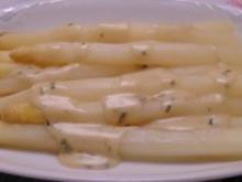 frischer Spargel mit Schnittlauchsauce - Rezept