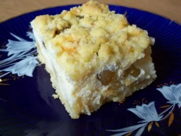 Rezept: Quarkkuchen mit Mirabellen und Marzipan Bild Nr. 2 Quarkkuchen mit Mirabellen und Marzipan - Rezept - Bild Nr. 2